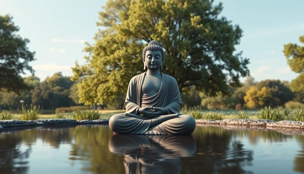 Bouddha historique méditant