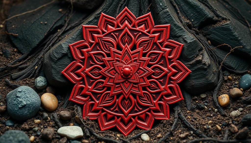 symbole du chakra racine