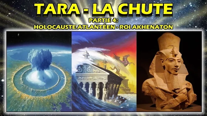 Illustration de l'Holocauste Atlantéen, chute d'Atlantide