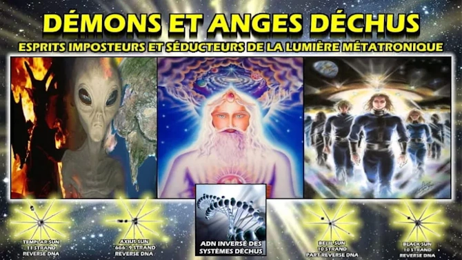 Illustration des anges déchus et leur influence sur la terre
