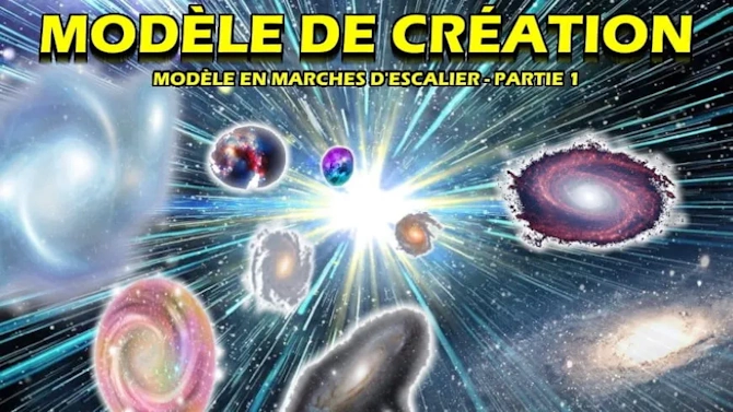 Illustration du Modèle de Création Divine en Marches d'Escalier