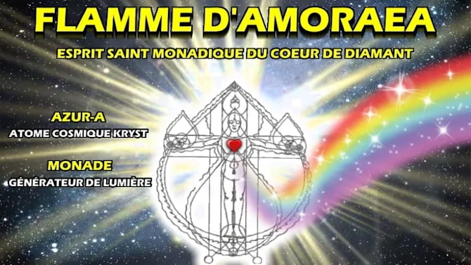 Flamme d'Amoraea, l'Essence de l'Atome Cosmique Kryst Azur-A