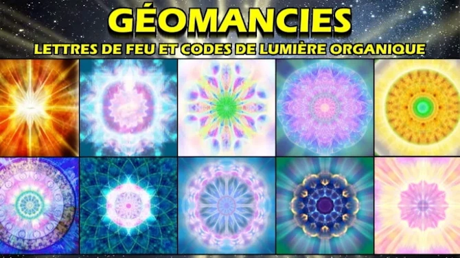 Symboles lumineux et géomancies utilisés dans la Science Keylontique