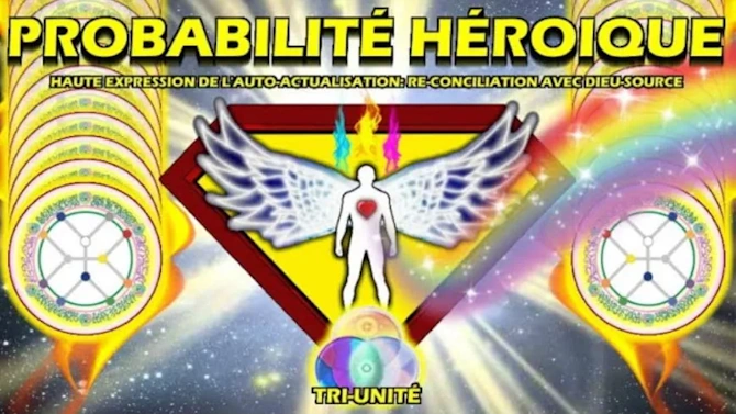 Illustration de la Probabilité Héroïque et du chemin spirituel vers l'éveil